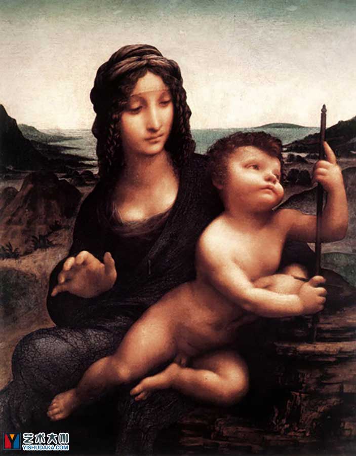 Madonna with the Yarnwinder-oil painting