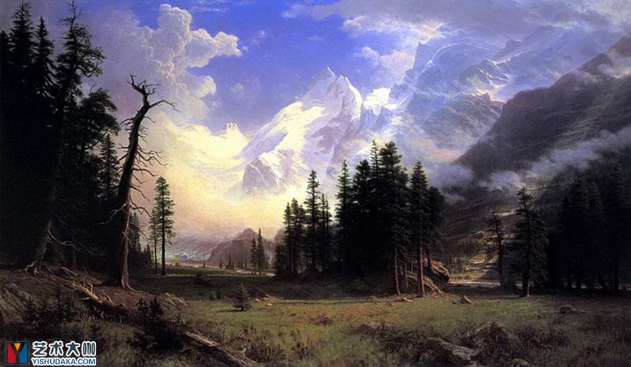 Morteretsh Glacier in the Upper EngaPontrez-oil painting