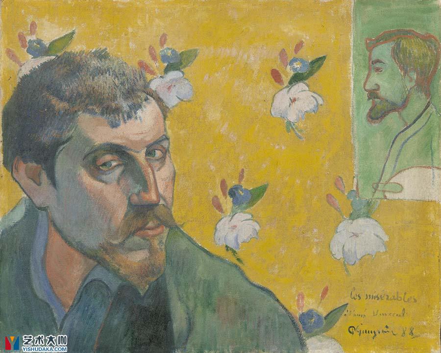 Paul Gauguin-Self portrait-oil painting