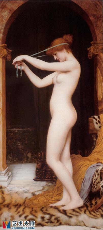 Venus Binding Her Hair-oil painting