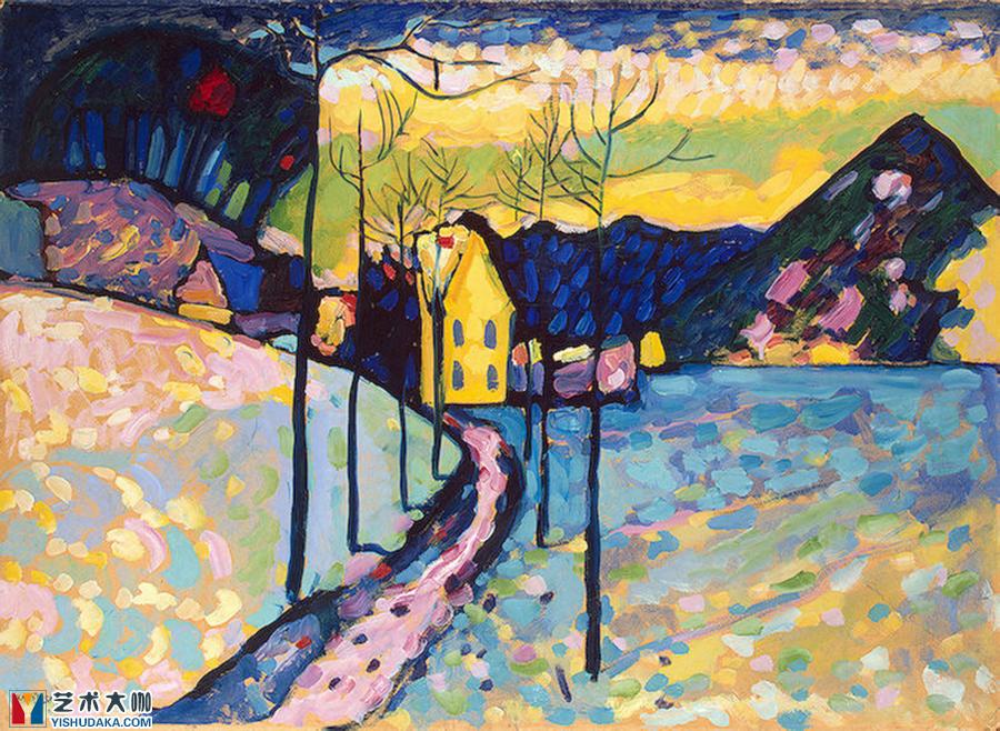 Winter Landscape-oil painting
