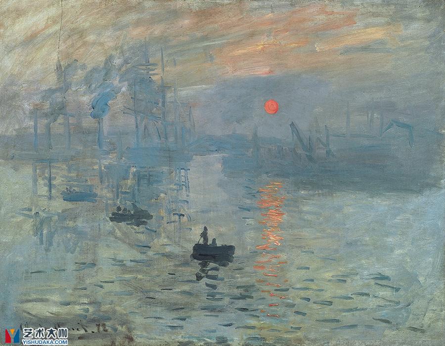 Impression,Sunrise (Impression,soleil levant)-oil painting