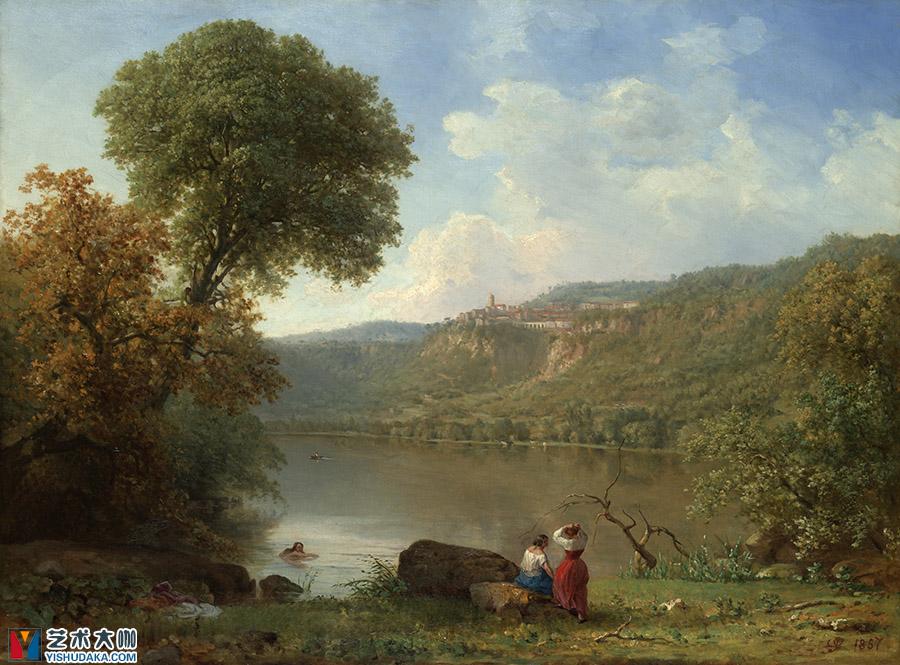 Lake Nem-oil painting