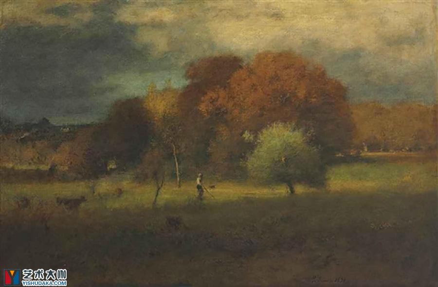 tenafly autumn-oil painting