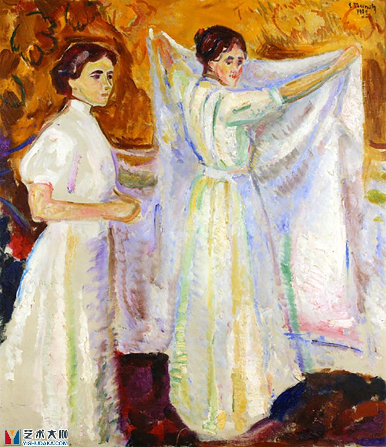 Two Nurses-oil painting