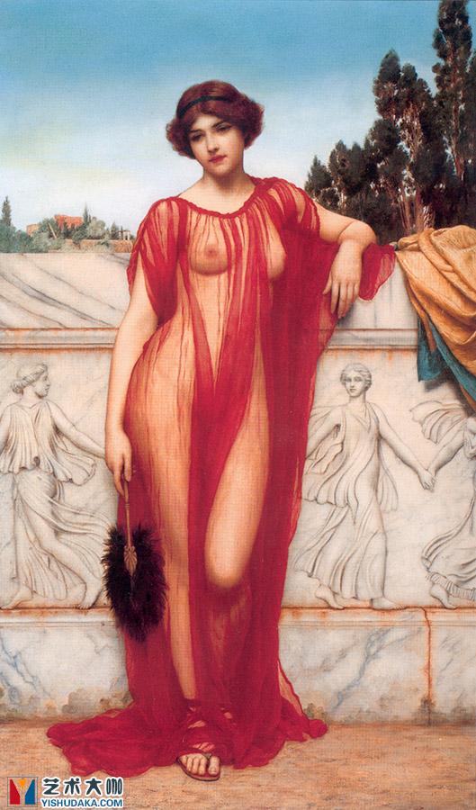 Athenais-oil painting