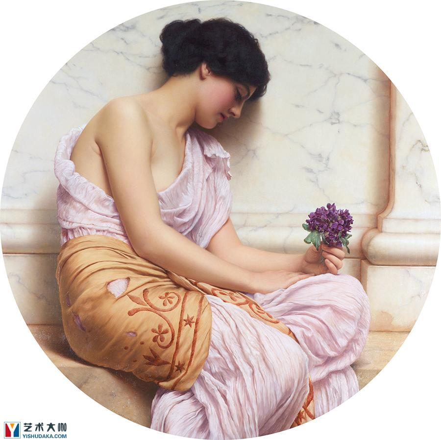 Violets,sweet violets-oil painting