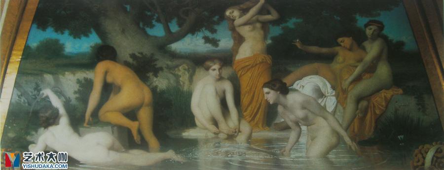 Le Bain-oil painting