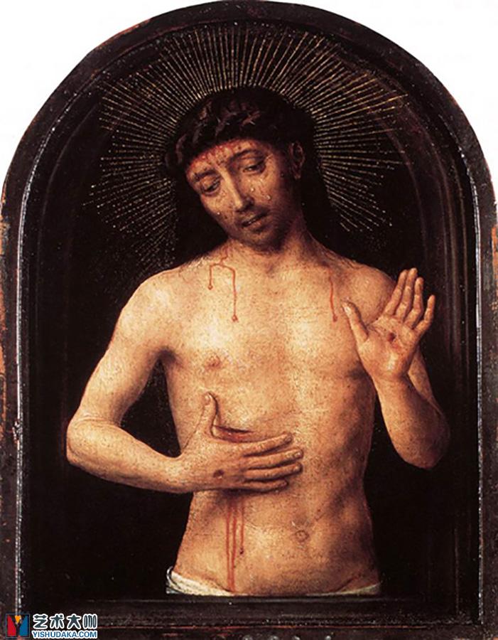 Man of Sorrows Post-oil painting