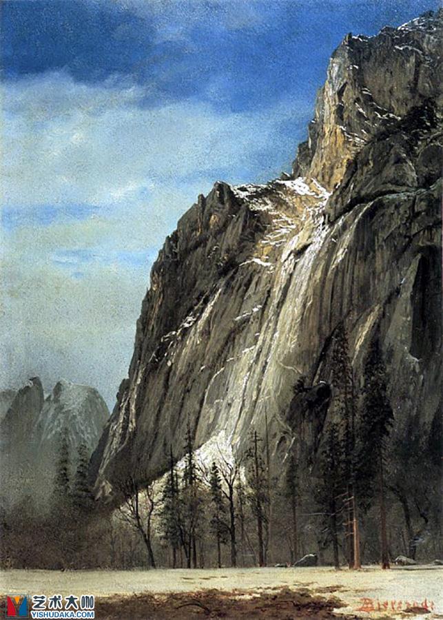 Cathedral rock-oil painting