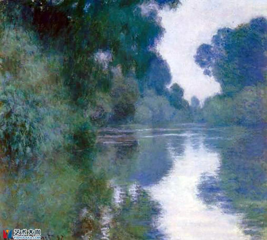 The Seine Near Giverny-oil painting