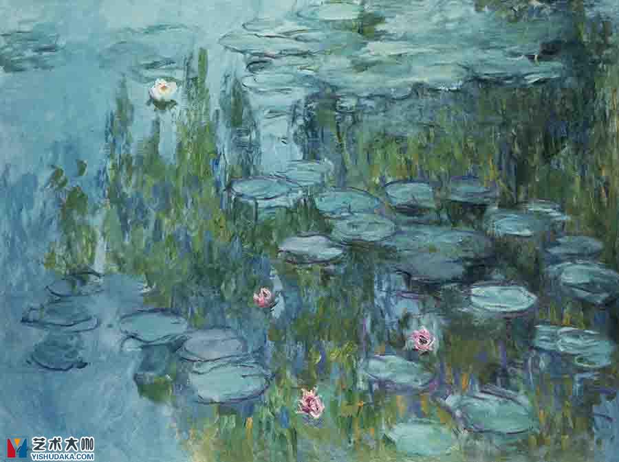 Water Lilies, Neue Pinakothek-oil painting