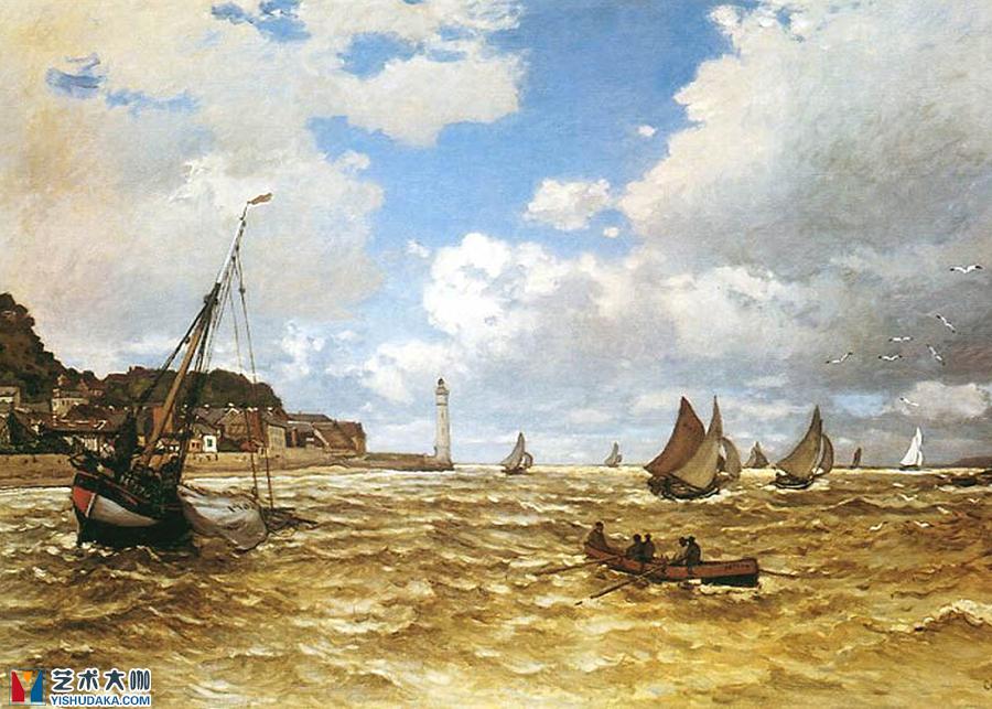 Mouth of the Seine at Honfleur-oil painting