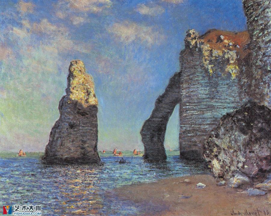 The Cliffs at Etretat -oil painting