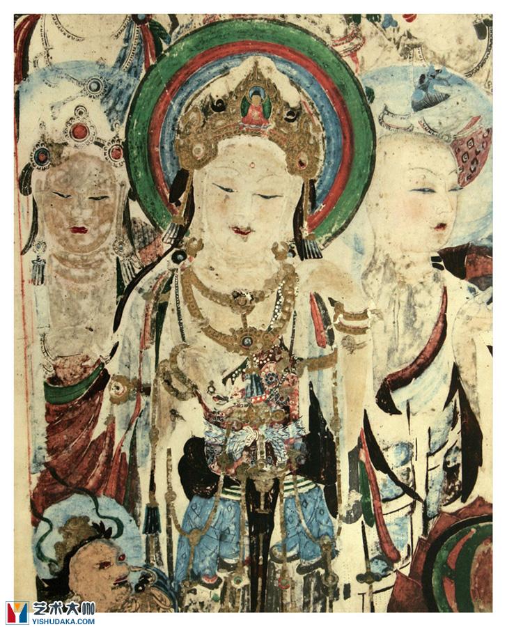 Beauty _ dunhuang 57 grottoes-mural