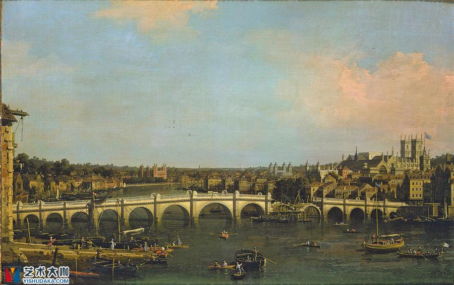 Westminster Bridge-oil painting