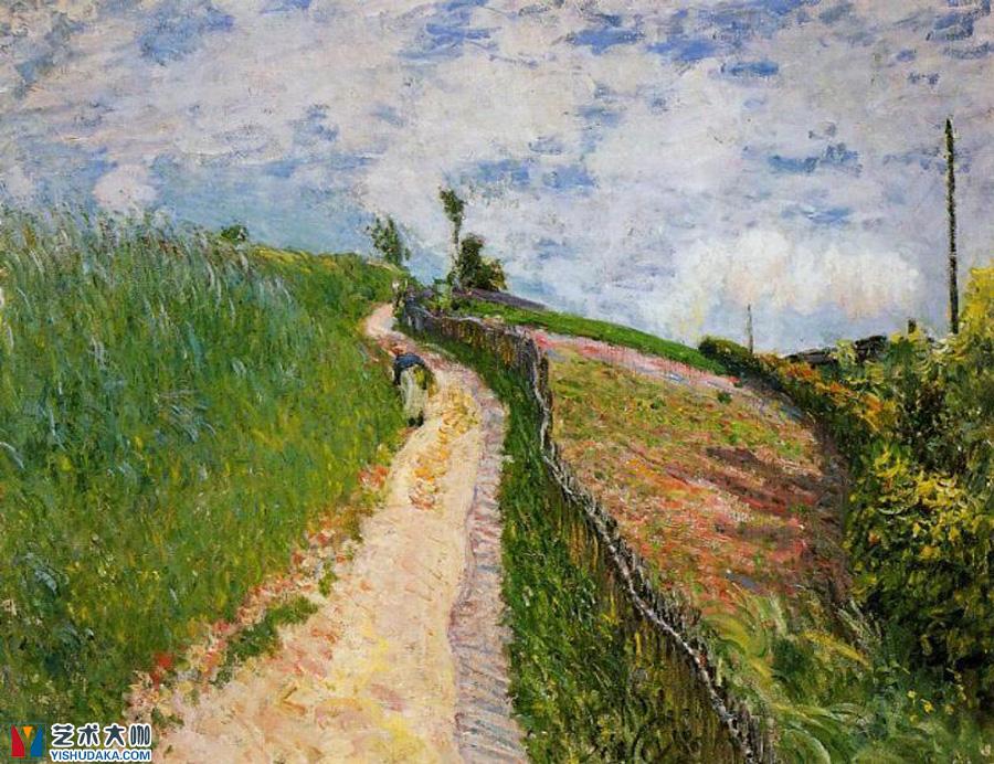 The Hill Path, Ville d Avray-oil painting