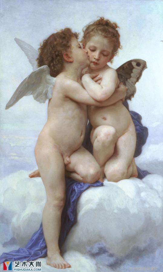 L Amour et Psyché, enfants-oil painting