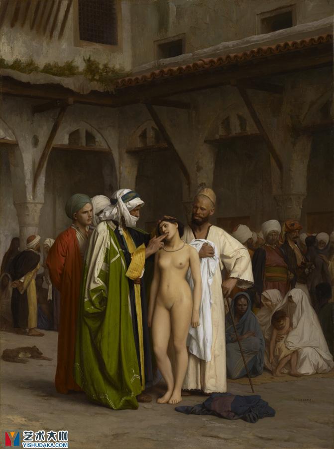 The Slave Market-oil painting