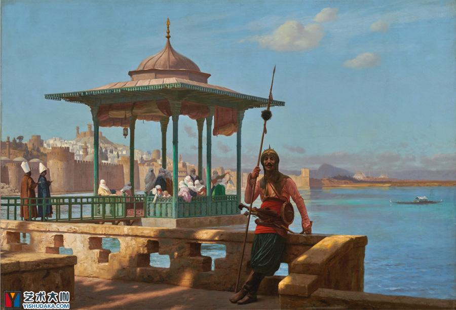The Harem in the Kiosk-oil painting