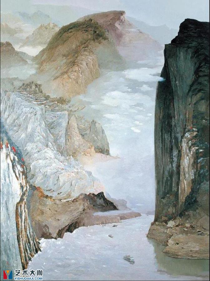 The Three Gorges of the Yangtze River-chinese painting