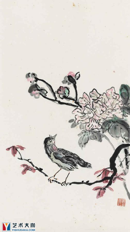 Bird, flower-chinese painting