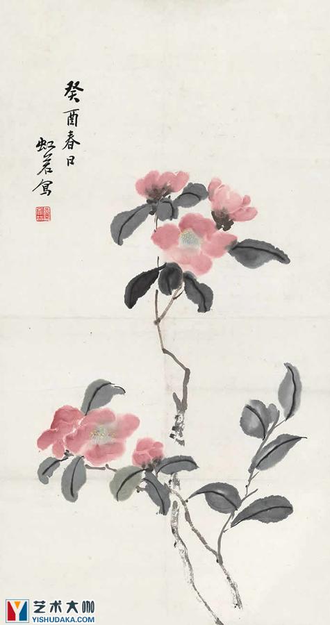 Folding branches flowers-chinese painting