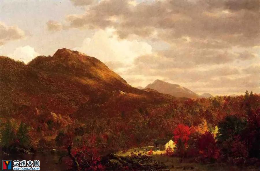 Autumn on the Hudson-oil painting