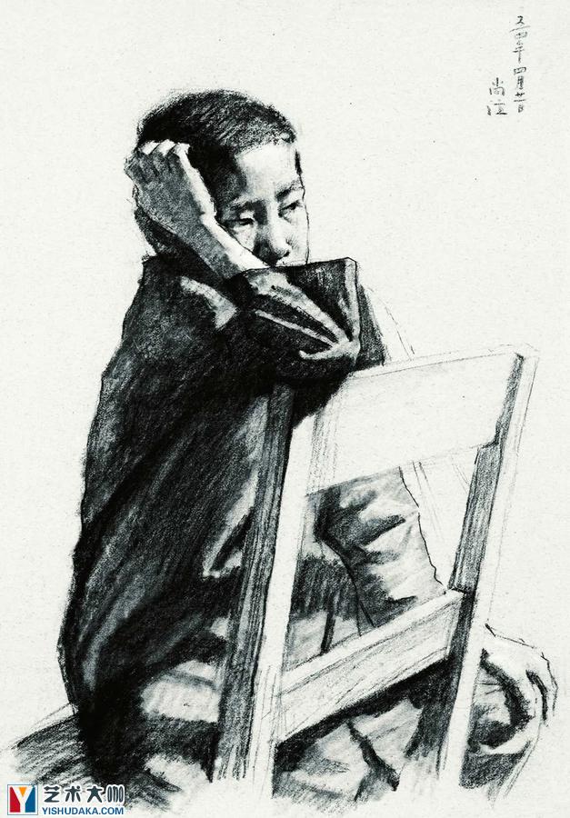 Portrait of a little boy-Sketch