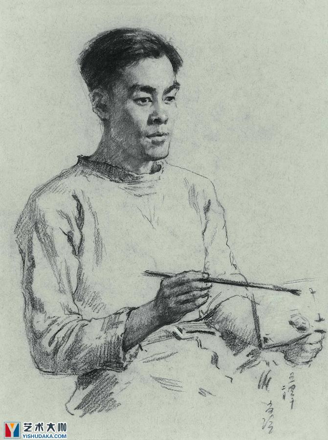 Portrait of Jin Zhilin-Sketch