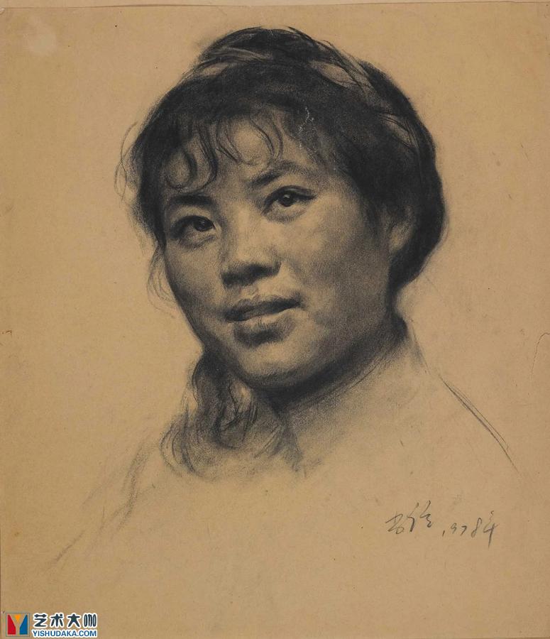 Tibetan girl-Sketch