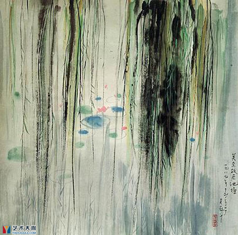 Monet Pond-chinese painting