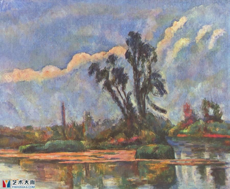 Banks of the Oise-oil painting