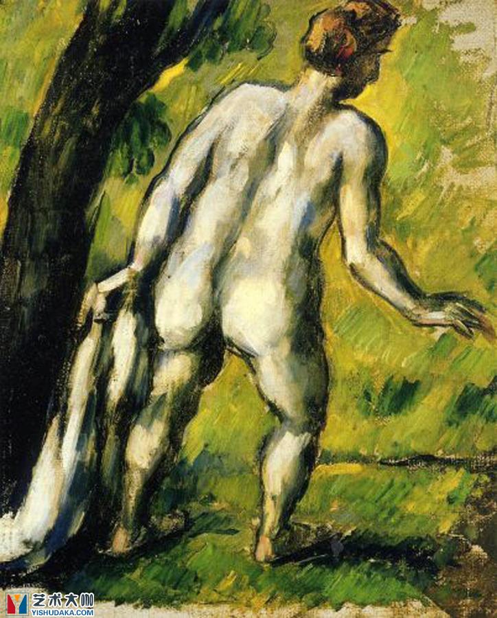 Bather from the Back-oil painting