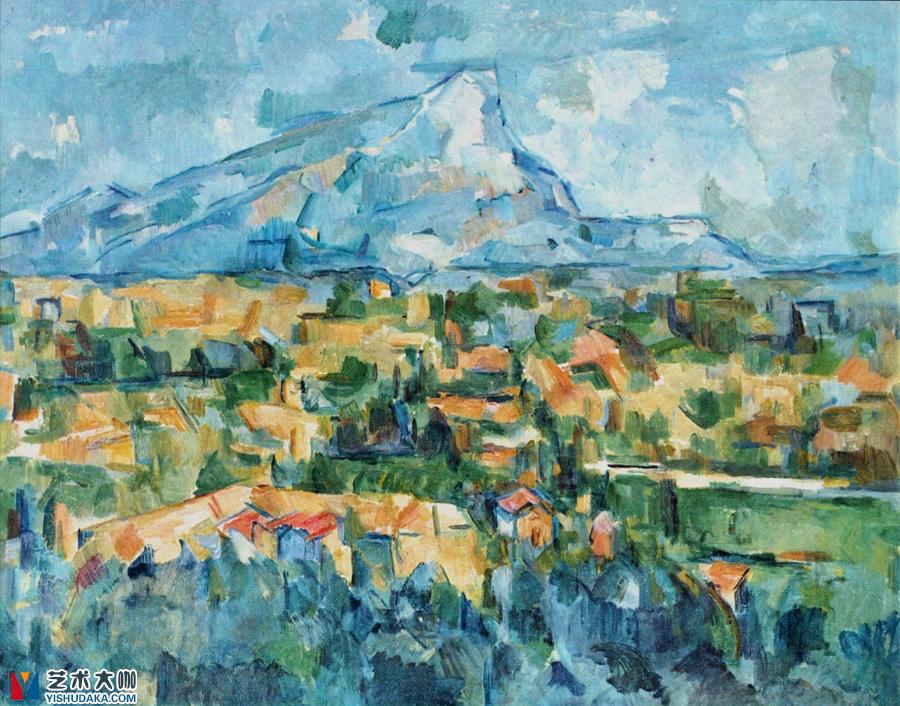 Mount Sainte-Victoire-oil painting