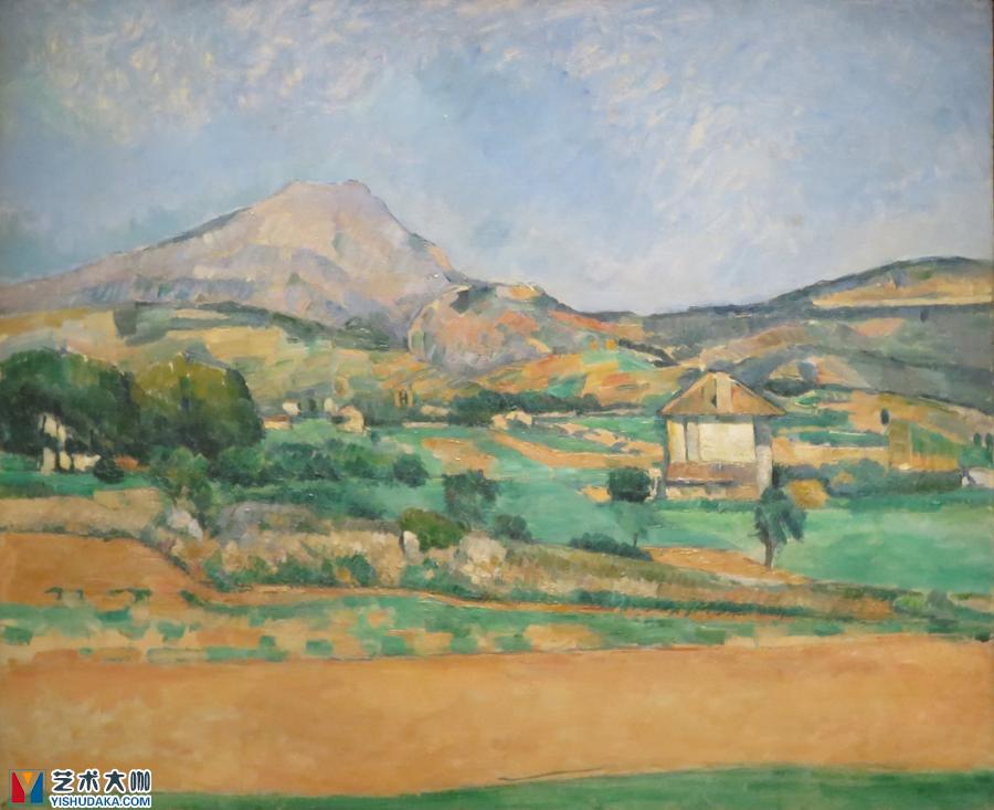 Plain by Mont Sainte-Victoire-oil painting