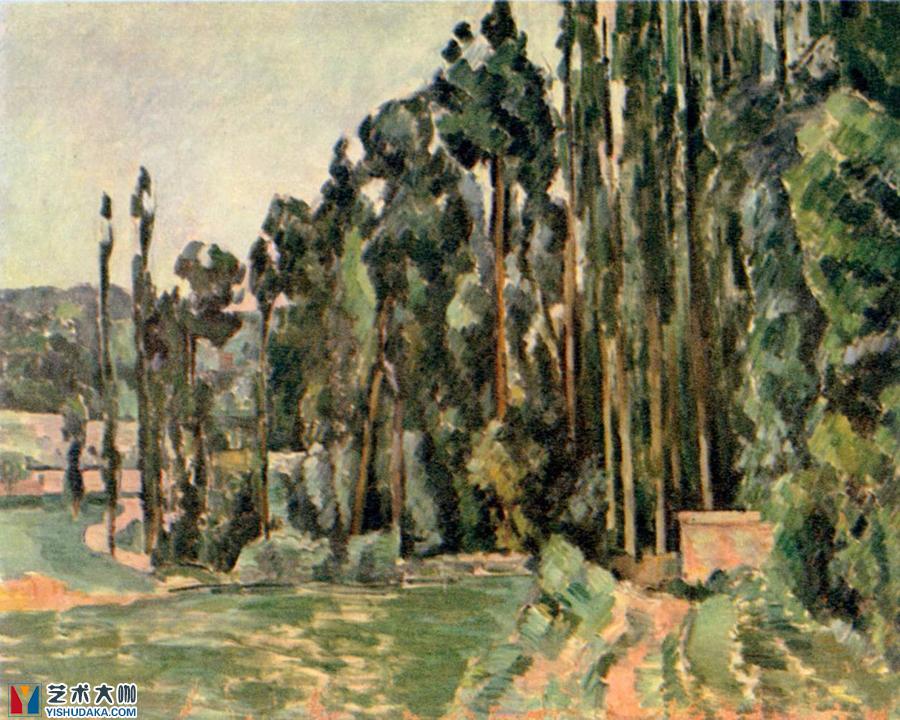 Poplars (Les Peupliers)-oil painting
