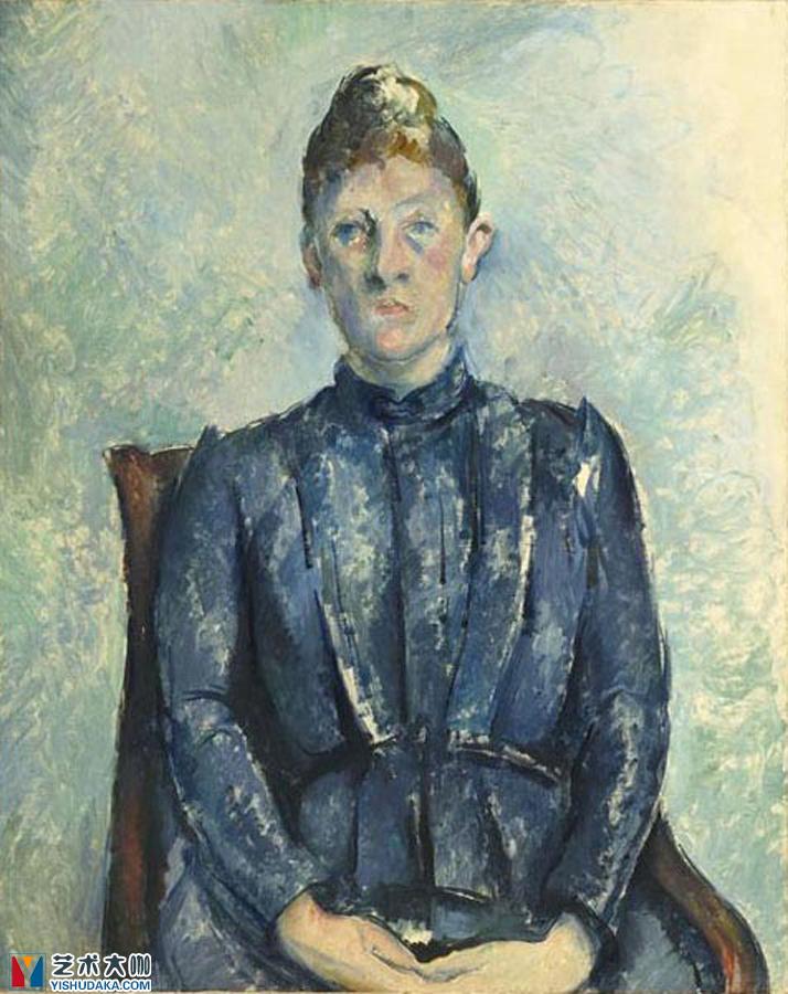 Portrait of Madame Cézanne-oil painting