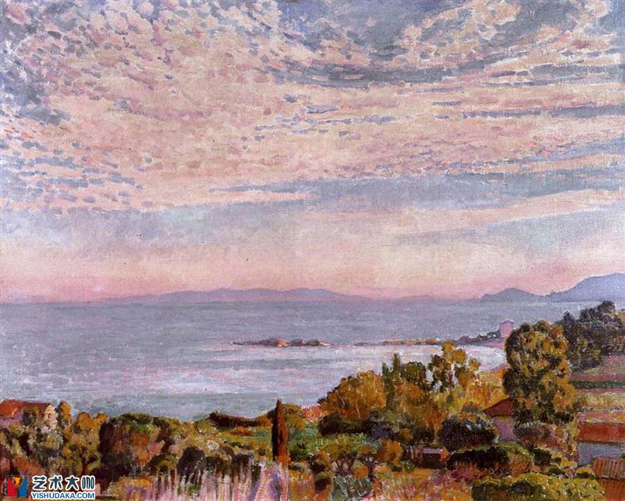The Bay of St. Clair-Post-Impressionism-oil painting