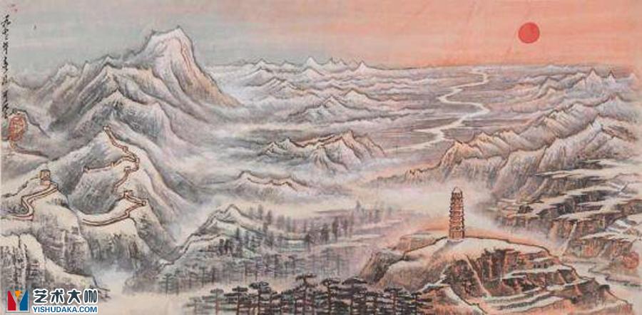 Northland scenery-chinese painting
