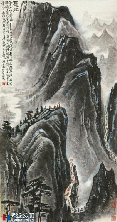 The long march-chinese painting