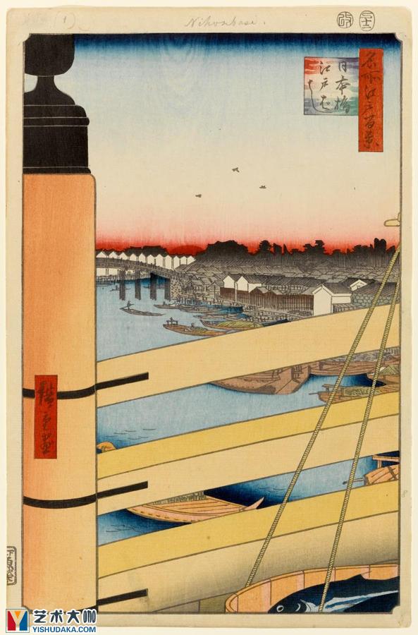 日本桥和江户桥-1版画作品