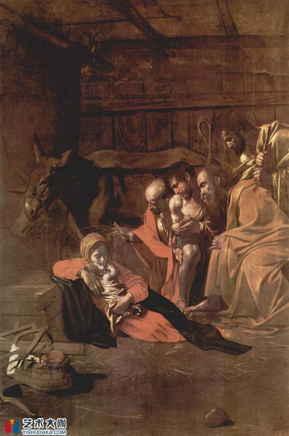 adoration of the shepherds-oil painting