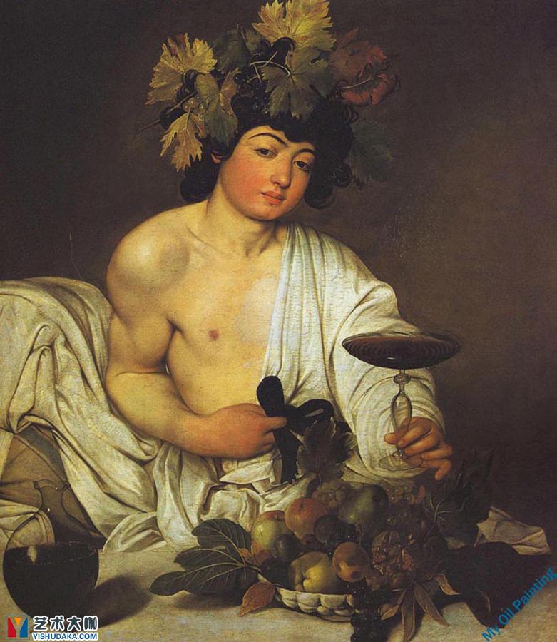bacchus-oil painting