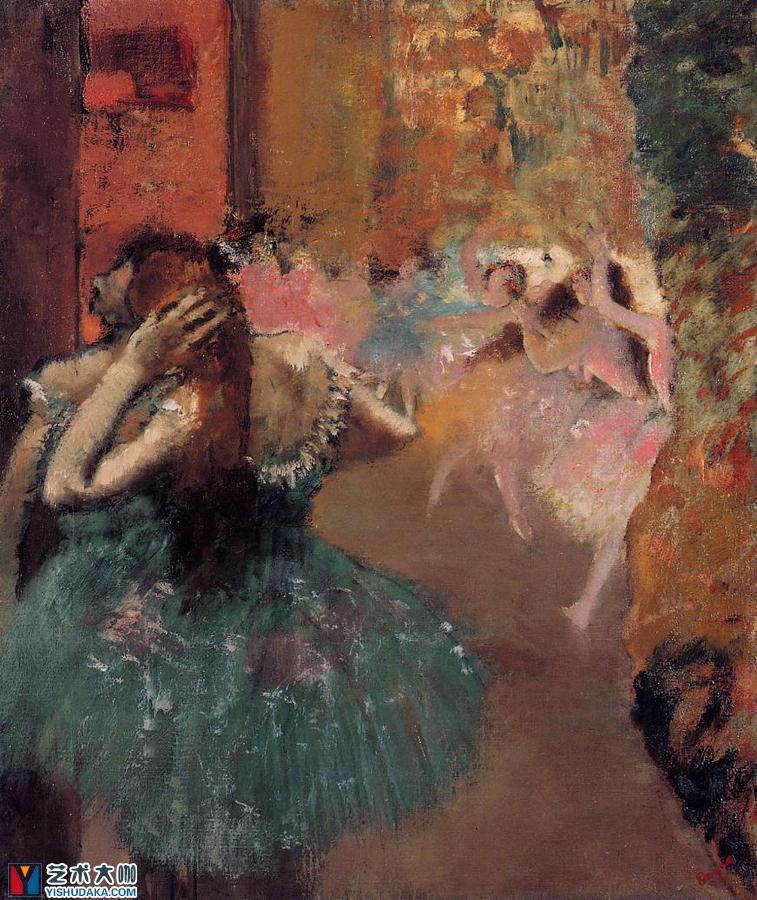 ballet scene-2-oil painting