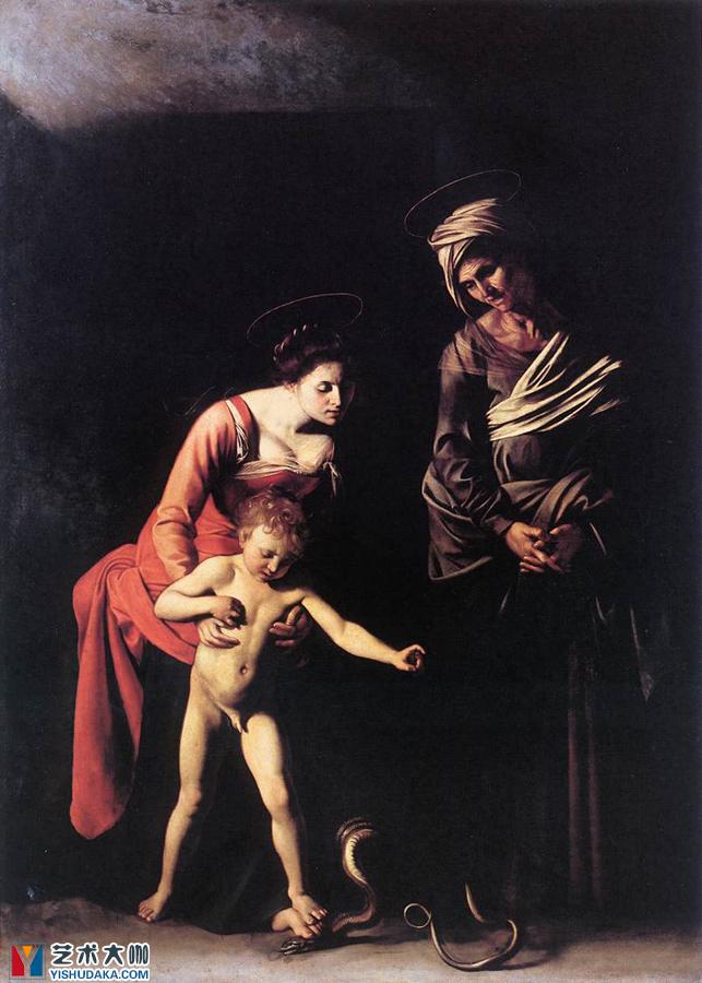 圣母玛利亚和圣安妮的孩子