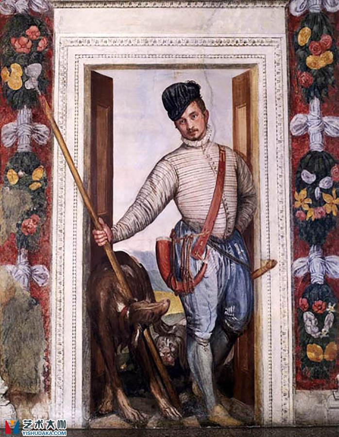 Nobleman in Hunting Attire-oil painting