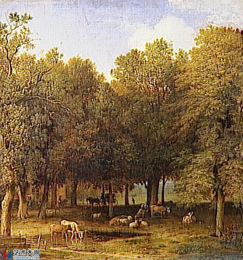 The Wood at The Hague-oil painting