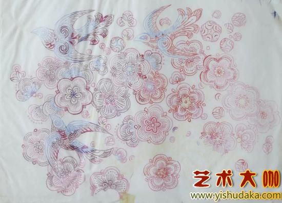 Zhou lingzhao, Chen ruoju, design draft of the fourth set of positive national pattern of RMB one yuan coupon "magpie deng mei