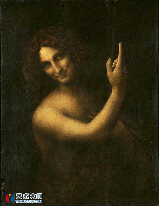 St. John the Baptist, Da Vinci, c. 1513-1516